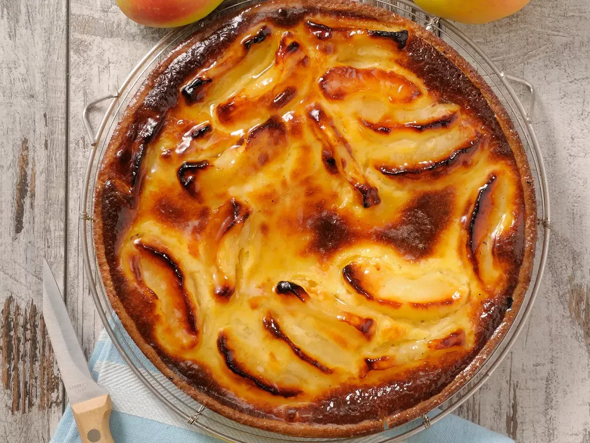 Tarte épaisse aux pommes